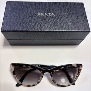 Prada Brown Cat-Eye Sunglasses